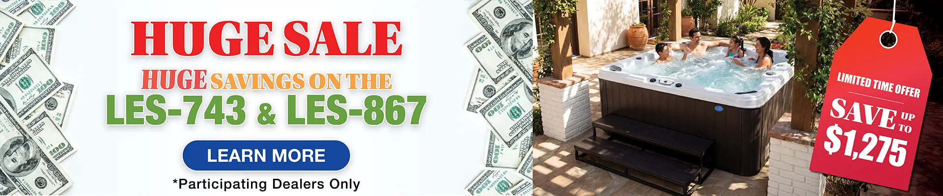 Calspas hot tub being used in a family setting - Pinellas Park